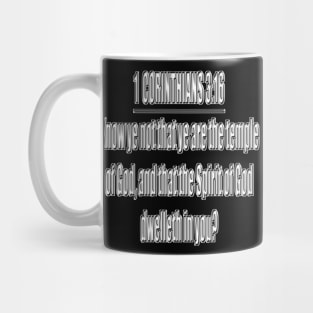 Bible Verse 1 Corinthians 3:16 Mug